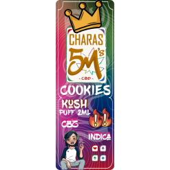 Charas 5M's Desechable Cookies Kush CBZ 2mL