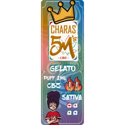 Charas 5M's Desechable Gelato CBZ 2mL